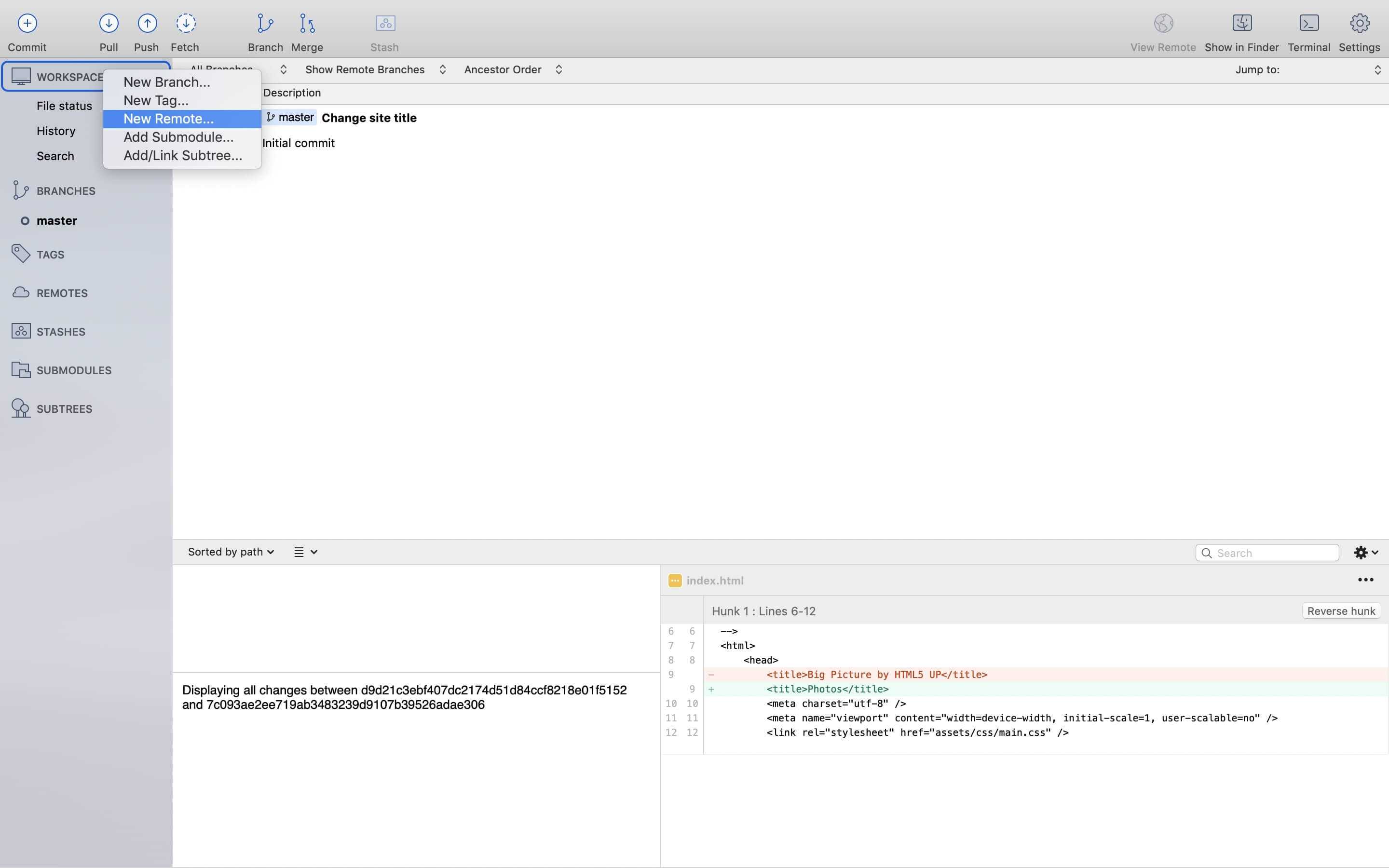 Useful git commands with Sourcetree GUI Lucas Bassetti